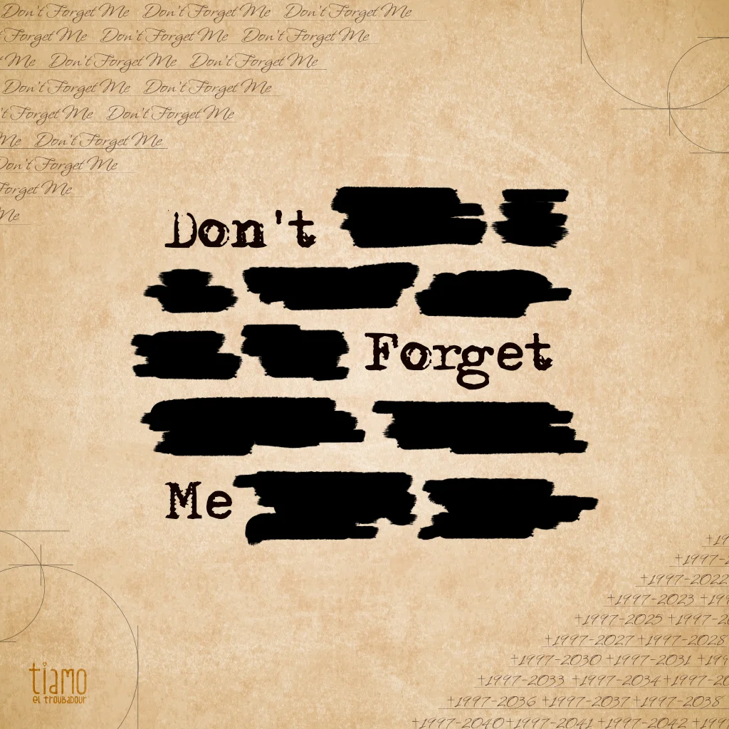 Product Image for Don't Forget Me