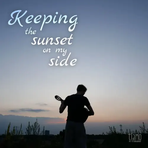 Product Image for Keeping the Sunset on my Side