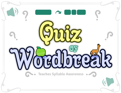 Product Image for Quiz of Wordbreak