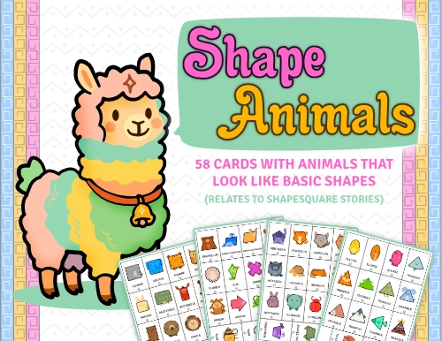 Product Image for Shape Animal Cards