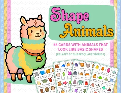 Product Image for Shape Animal Cards