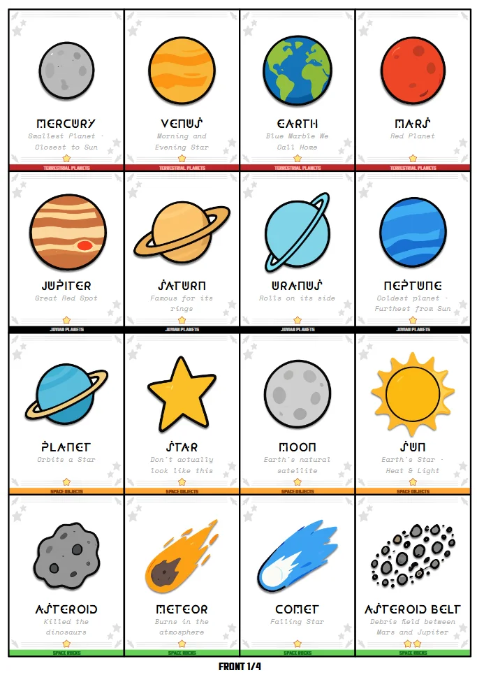Product Image for Space Prompt Cards