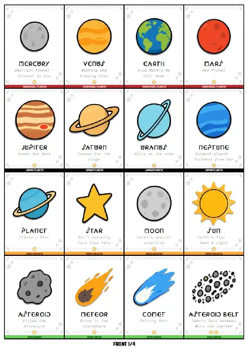 Product Image for Space Prompt Cards