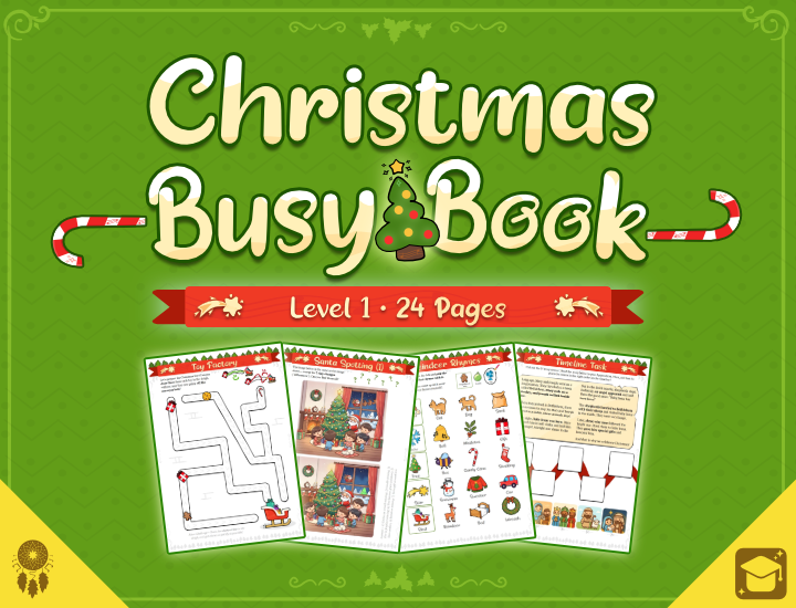 Product Image for Christmas Busy Book (Level 1)